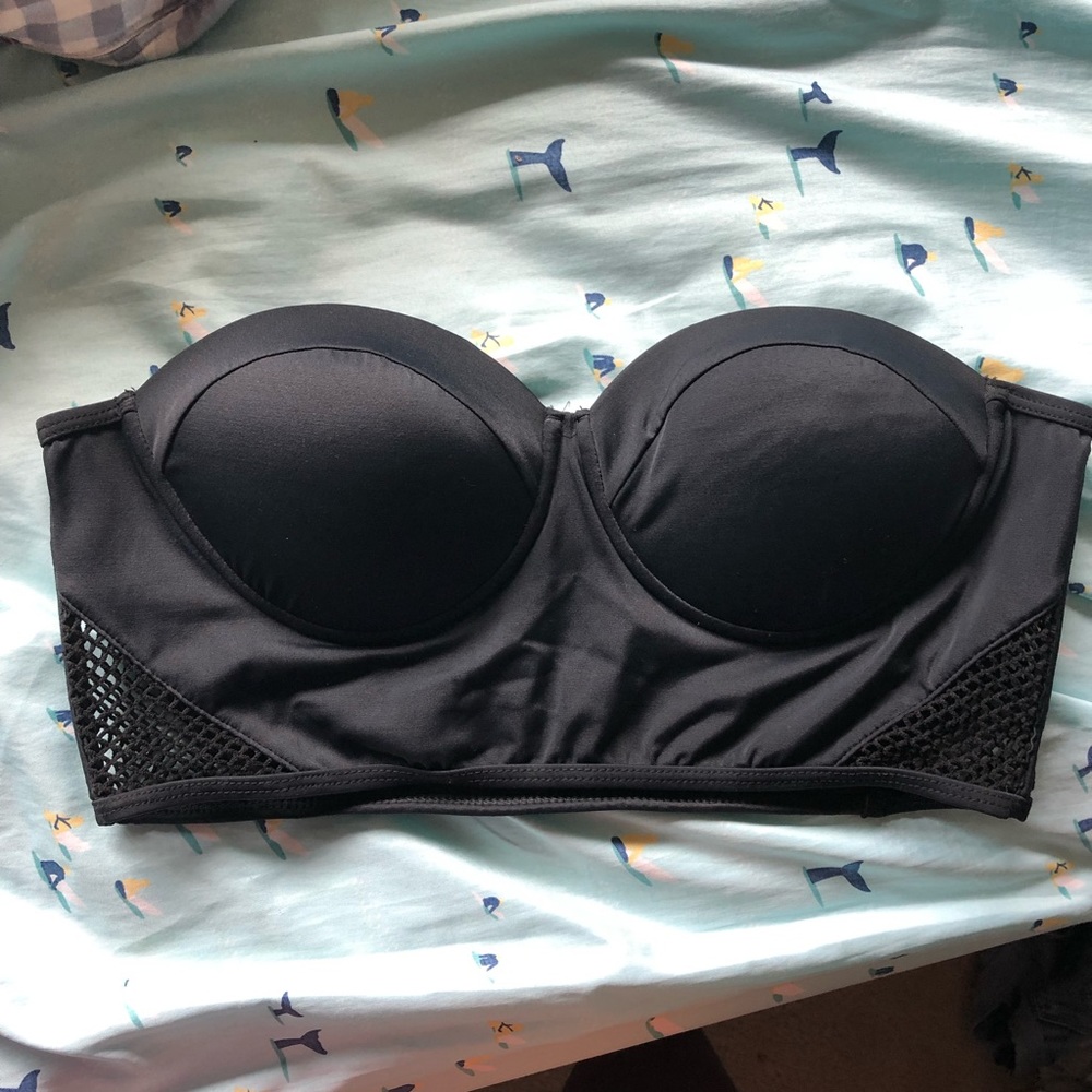 2/15$ 💙bustier strapless bikini top